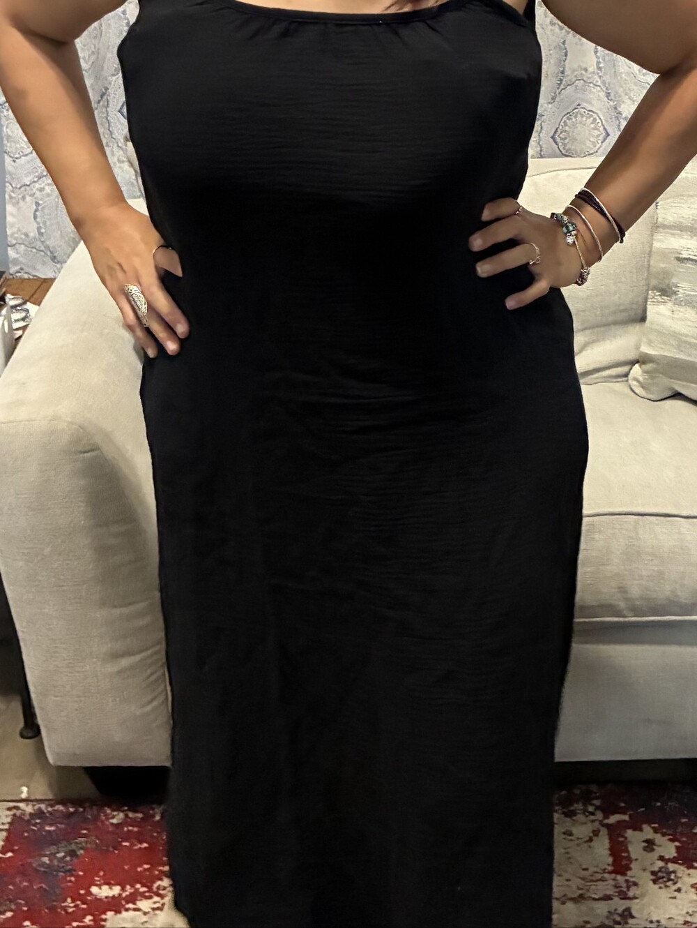 Classic Black Slip Dress CRUISE